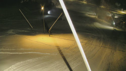 Spodní část sjezdovky skiareálu Karolinka