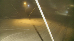 Spodní část sjezdovky skiareálu Karolinka