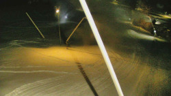 Spodní část sjezdovky skiareálu Karolinka