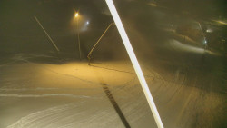 Spodní část sjezdovky skiareálu Karolinka