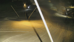 Spodní část sjezdovky skiareálu Karolinka