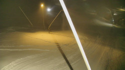 Spodní část sjezdovky skiareálu Karolinka