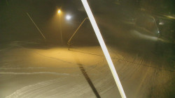 Spodní část sjezdovky skiareálu Karolinka