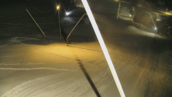 Spodní část sjezdovky skiareálu Karolinka