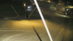 Spodní část sjezdovky skiareálu Karolinka