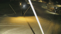 Spodní část sjezdovky skiareálu Karolinka