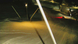 Spodní část sjezdovky skiareálu Karolinka