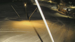 Spodní část sjezdovky skiareálu Karolinka