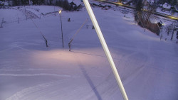 Spodní část sjezdovky skiareálu Karolinka