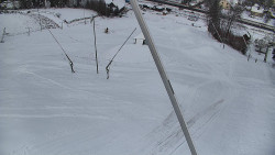 Spodní část sjezdovky skiareálu Karolinka