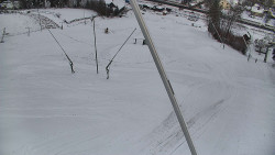 Spodní část sjezdovky skiareálu Karolinka