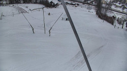 Spodní část sjezdovky skiareálu Karolinka