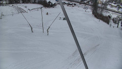 Spodní část sjezdovky skiareálu Karolinka