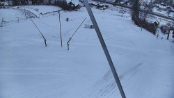 Spodní část sjezdovky skiareálu Karolinka