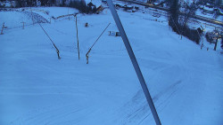 Spodní část sjezdovky skiareálu Karolinka