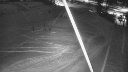 Spodní část sjezdovky skiareálu Karolinka