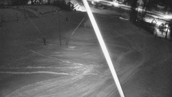 Spodní část sjezdovky skiareálu Karolinka