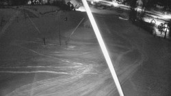 Spodní část sjezdovky skiareálu Karolinka