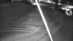 Spodní část sjezdovky skiareálu Karolinka