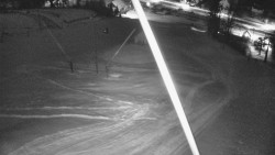 Spodní část sjezdovky skiareálu Karolinka