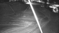 Spodní část sjezdovky skiareálu Karolinka