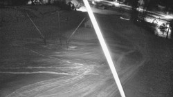 Spodní část sjezdovky skiareálu Karolinka