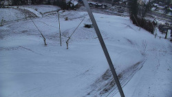 Spodní část sjezdovky skiareálu Karolinka