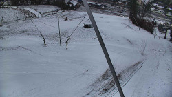 Spodní část sjezdovky skiareálu Karolinka