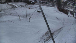 Spodní část sjezdovky skiareálu Karolinka