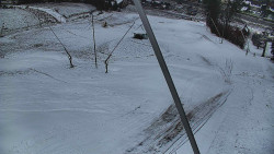 Spodní část sjezdovky skiareálu Karolinka