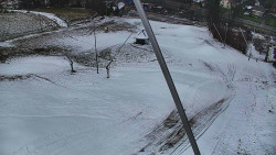 Spodní část sjezdovky skiareálu Karolinka