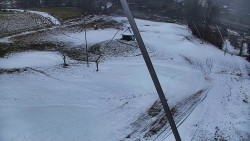 Spodní část sjezdovky skiareálu Karolinka