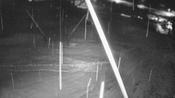 Spodní část sjezdovky skiareálu Karolinka