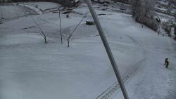 Spodní část sjezdovky skiareálu Karolinka