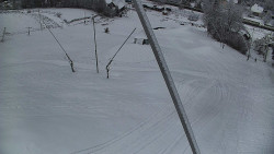 Spodní část sjezdovky skiareálu Karolinka