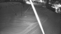 Spodní část sjezdovky skiareálu Karolinka