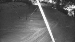 Spodní část sjezdovky skiareálu Karolinka