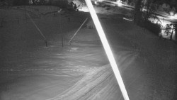 Spodní část sjezdovky skiareálu Karolinka