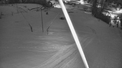 Spodní část sjezdovky skiareálu Karolinka