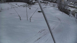 Spodní část sjezdovky skiareálu Karolinka