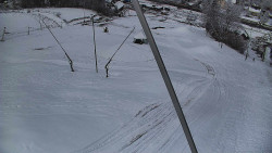 Spodní část sjezdovky skiareálu Karolinka