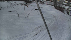 Spodní část sjezdovky skiareálu Karolinka