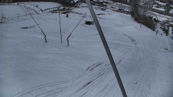 Spodní část sjezdovky skiareálu Karolinka