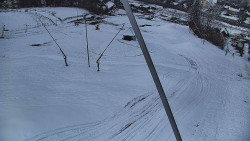 Spodní část sjezdovky skiareálu Karolinka