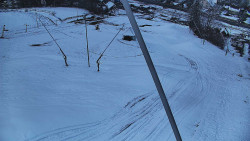 Spodní část sjezdovky skiareálu Karolinka