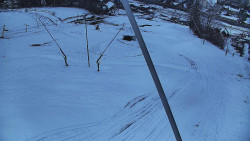 Spodní část sjezdovky skiareálu Karolinka