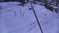 Spodní část sjezdovky skiareálu Karolinka