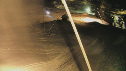 Spodní část sjezdovky skiareálu Karolinka