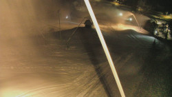 Spodní část sjezdovky skiareálu Karolinka