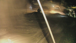 Spodní část sjezdovky skiareálu Karolinka